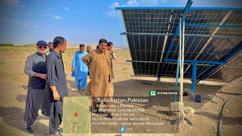 Secretary Agriculture Balochistan Reviews Progress and Visits Key Agricultural Sites in Loralai Division